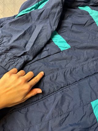 Chaqueta Adidas Vintage Azul y Turquesa