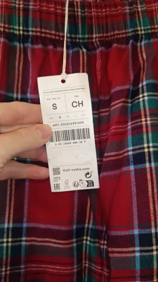 Pantalón pijama mujer OYSHO, algodón, S