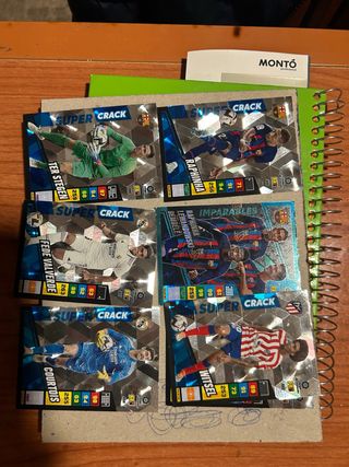 Lote 7 cromos Adrenalyn Liga 22/23 Supercraks
