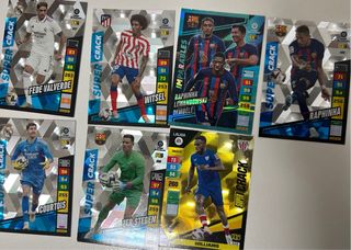 Lote 7 cromos Adrenalyn Liga 22/23 Supercraks