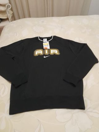 Sudadera Nike Air Negra y Dorada