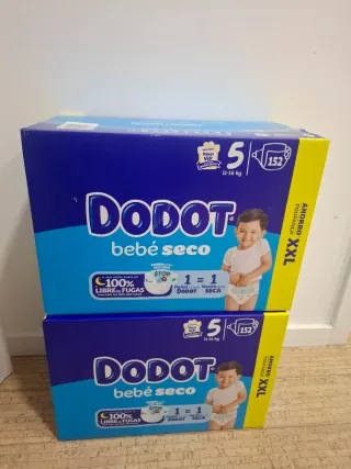 Fraldas Dodot Bebé Seco Tamanho 5