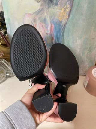 Sandalia Plataforma Rosa palo