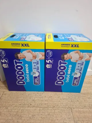 Fraldas Dodot Bebé Seco XXL - 152×2=304 unidades