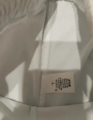 Pantalones cargo blancos talla L