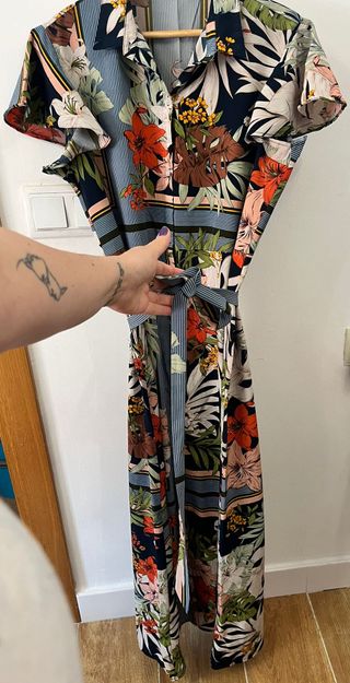 Camisa Estampada Tropical Cachémir basico