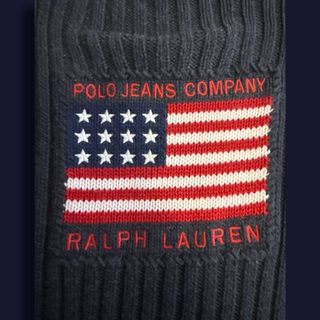 Jersey Polo Ralph Lauren Vintage Bandera USA