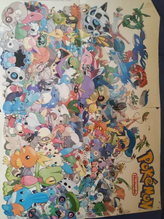 Pósters Pokémon Revista Nintendo Acción