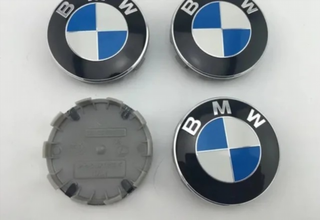 SET 7 LOGOS EMBLEMAS BMW AZUL Y BLANCO