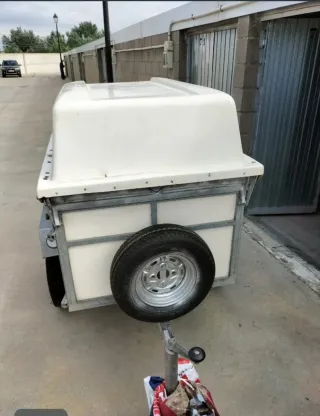 Remolque coche con tapa