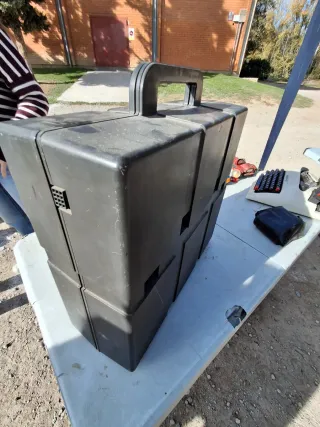 Máquina de escribir Olivetti Studio 46 azul