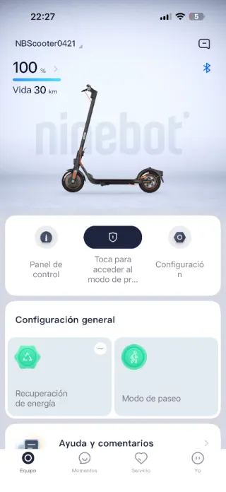 Patinete Eléctrico Segway F30E