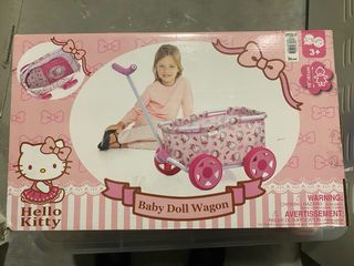 Carrito vagón de muñecas Hello Kitty