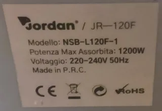 Stufa alogena Jordan