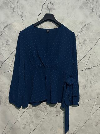 Blusa SHEIN azul talla XXL
