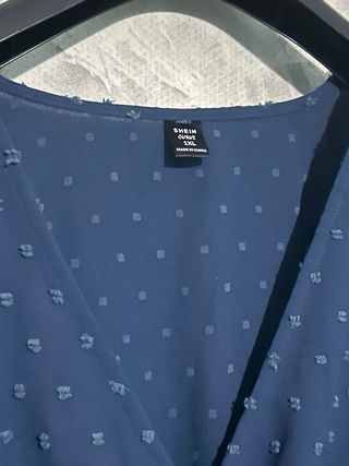Blusa SHEIN azul talla XXL