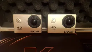 2 Cámaras SJCAM HD 1080P Plata