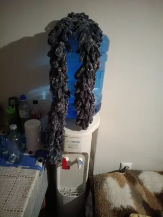 Bufanda gris para fiesta