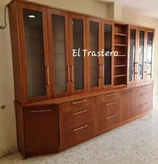 MUEBLE MODULAR BARNIZADO CEREZO