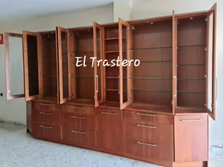 MUEBLE MODULAR BARNIZADO CEREZO