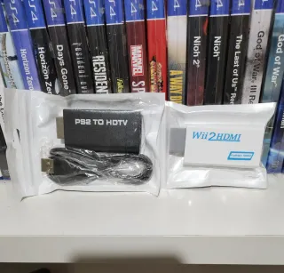 Adaptadores ps2/wii HDMI