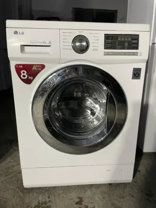 Lavadora LG Direct Drive Blanca 8KG
