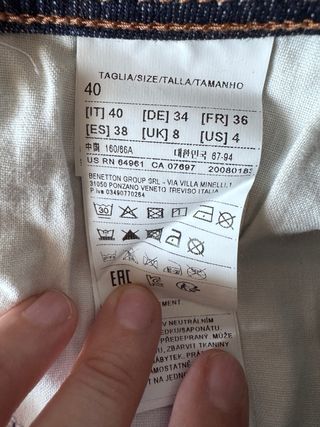 Falda vaquera Benetton