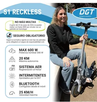 Patinete Eléctrico MASCOOTER S1