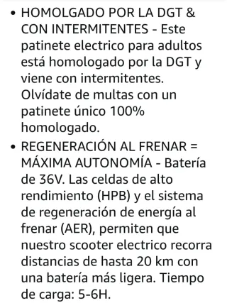 Patinete Eléctrico MASCOOTER S1