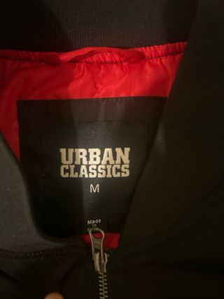Chaqueta bomber Urban Classics negra M