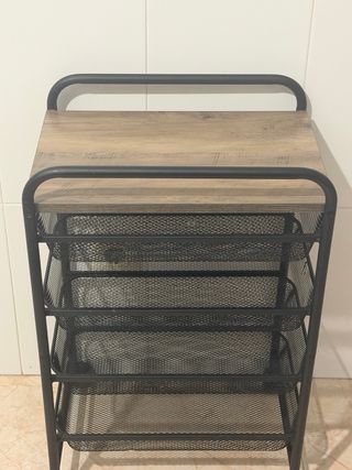 Carrito de cocina con 4 cestas