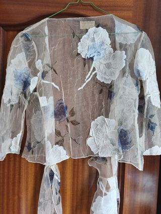 Vestido de ceremonia floral