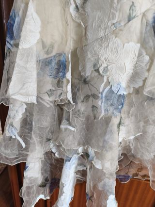 Vestido de ceremonia floral