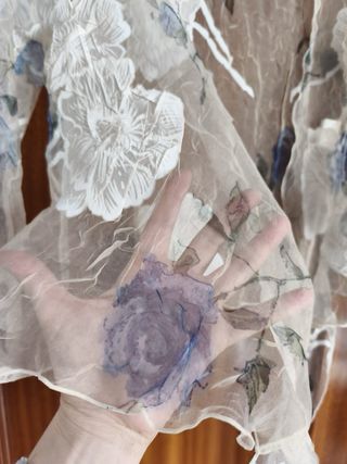 Vestido de ceremonia floral