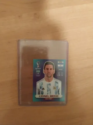 Cromos Leo Messi Panini Qatar 2022