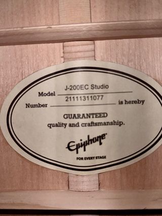Epiphone J-200 EC Studio Chitarra Acustica