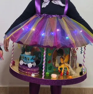 Disfraz Carrusel Infantil Hecho a Mano