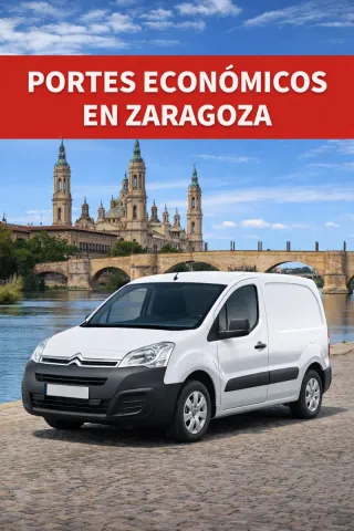 Portes muy económicos en Zaragoza y alrededores.