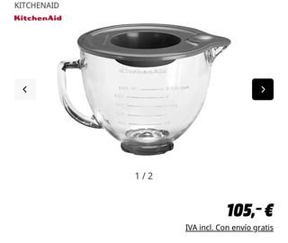 Bol KitchenAid de Vidrio
