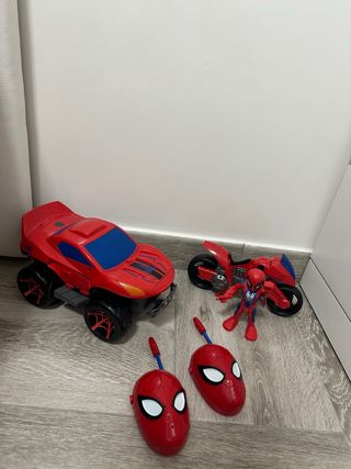 Juguetes Spiderman: Coche, Moto y Figuras