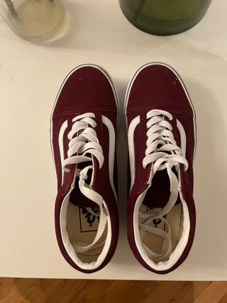 Zapatillas Vans Old Skool Plataforma Rojas