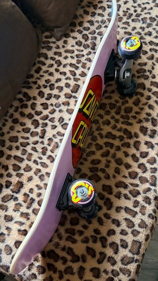 Skate Santa Cruz 7.75 Completo Rosa