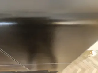 Cabecero de cama polipiel marrón