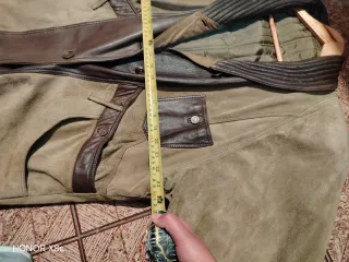 Chaqueta de ante y piel