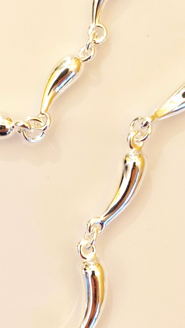 Conjunto Plata S925: Collar, Pulsera y Pendientes