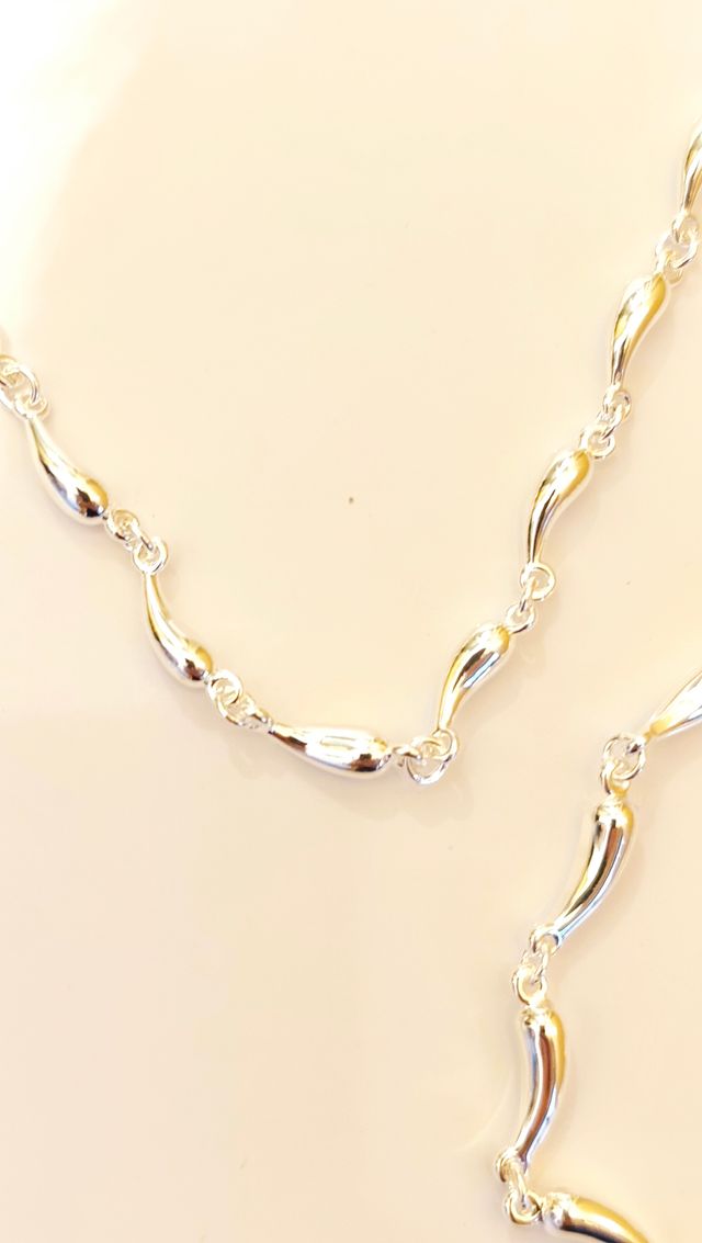 Conjunto Plata S925: Collar, Pulsera y Pendientes