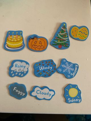 Calendario Peppa Pig Inglés Magnético