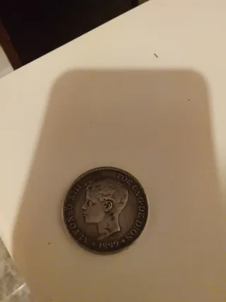 Moneda Alfonso XIII 1899