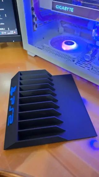 Soporte expositor 10 juegos PS2 Playstation