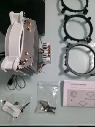 Disipador Mars Gaming MCPU220 ARGB Blanco